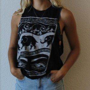 Black Muscle Tee